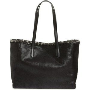 Stella McCartney Falabella Shaggy Deer Black Tote